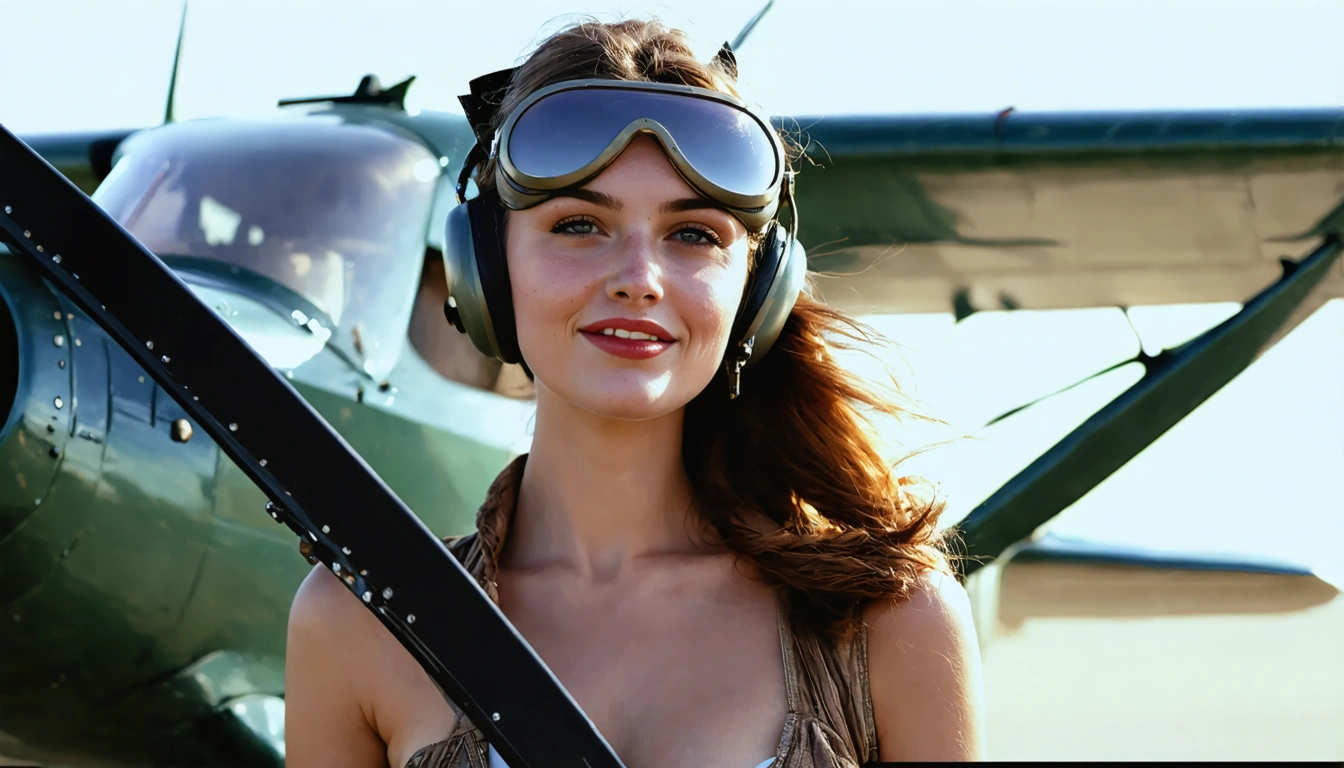 aviator Pin Up